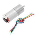 Pikkukuva 1 / 7: DC 12V Enkooderin vaihteistomoottorin alennusmoottori robotin kaukosäätimelle autolle tee-se-itse moottorilelu -1 kpl (nopeus 30) (speed 30)