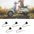 Miniatyrbillede 6 af 8: 5 STK Plast Holdbar Professionel Ladestik Oplader Interface Connector til E Bike Trehjulet cykel Generelt