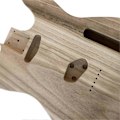 Miniatyrbild 5 av 5: Gitarrkropp Lönntopp DIY Elgitarr Ersättningsdelar