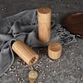 Miniatyrbilde 2 av 3: Hjemmelaget eikeved 6 tommers salt- og pepperkvernsett