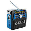 Miniatyrbillede 4 af 8: FM AM SW Radio USB FullWave Band Bærbar Radioafspiller med Teleskopantenne 110240V(US Blå)
