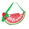 Miniatyrbild 3 av 8: Välkommensskylt Vattenmelon Form Vacker Utsökt Luktfri Dörrdekoration för Heminredning