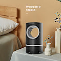 Pikkukuva 1 / 5: Musta Mosquito Killer -lamppu - USB lataava hyönteisloukku keittiöön ja sisätiloihin