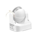 Miniatyrbillede 2 af 3: PIR Infrarød Bevægelsessensor AC110v-220v Bevægelsesdetektor Justerbar Kontakt Til Indendørs Og Udendørs Brug