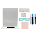 Miniatyrbild 1 av 8: 3D Luminous Drawing Board Shark Type 3D Luminous Magic Drawing Pad Barnens roliga ritbräda
