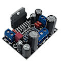 Miniatyrbild 3 av 5: TDA7294 mono 100W effektförstärkarkort Färdigt kort