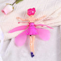 Miniatyrbillede 2 af 8: Flyvende fe dukke induktion kontrol RC flyvemaskine børn legetøj ballet pige flyvende prinsesse legetøj