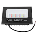 Miniatyrbillede 3 af 8: LED-projektør i aluminiumshus med hærdet glas lampeskærm IP66 vandtæt RGB-projektør 85‑265V
