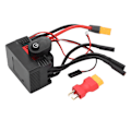 Miniatyrbilde 8 av 8: V2 80A Børsteløs ESC Vanntett Fartskontroller med XT60 til T-kontakt for 1/10 RC-modell