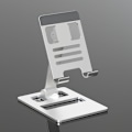 Pikkukuva 1 / 5: Puhelinteline, alumiininen pöytäteline puhelimelle, toimistotarvikkeet sisustus 13 12 11 Pro Maxille, Mini XR XS SE:lle, iPad Minille ja Android-puhelimille
