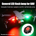 Pikkukuva 3 / 8: Droonin stroboskooppivalo, ladattava, 4/7 väriä, säädettävä LED-valo, yhteensopiva Mavic 3/Mini 3 Pro/Air 2S -lennokeille