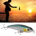 Miniatyrbilde 5 av 8: Synkende blyant Fisk lokker hardt agn 3D-øyne med krokdelt ring fiskeutstyr005