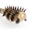 Miniatyrbilde 4 av 8: Profesjonell antistatisk rund hårkam Salon stylingbørste kypert nylonbrosj (25 mm)