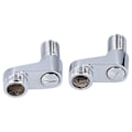 Miniatyrbillede 8 af 8: G1/2 til G3/4 Brusearmatur Vandhane Svingarm Adapter Koldt varmt vand rør Fast tilbehør til badeværelse