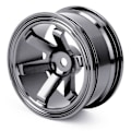 Miniatyrbild 5 av 8: 4 st Aluminium Alloy Hjulnav för Universal 1/10 Flat Running Drift RC BilSvart