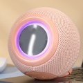 Pikkukuva 8 / 8: Bluetooth-kaiutin langaton mini kannettava kangas ladattava kaiutin kotiin asuntolajuhliin pinkki
