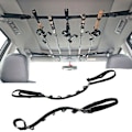 Miniatyrbilde 1 av 7: 2 stk Bil Fiske Stang Feste Stropper Justerbar Slitasjefri Fiske Stang Holder Belte