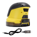 Pikkukuva 1 / 8: Sähköinen lumiraapa USB-ladattava Sing Hand Grasping Car Electric Ice Scraper autolasille 3.7V 11.1W