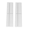 Miniatyrbilde 7 av 8: 2 stk linjal klar skala tykk DIY quilting søm grafisk design dekkant linjal