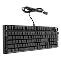 Miniatyrbild 8 av 8: Mekanisk tangentbord med kabel, stöd för spel, bakgrundsbelysning, grön axel, tangentbord med 104 tangenter för stationära PC-spel, kontor