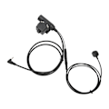 Miniatyrbild 8 av 8: U94+Finger Mikrofon PTT Plug and Play U94 PTT Adapter för 2,5 mm Walkie Talkies Svart