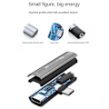 Pikkukuva 5 / 5: 2-in-1 USB Type-C - 3,5 mm:n kuulokeadapteri 16 bitin/48 kHz:n dekooderilla, musta