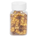 Miniatyrbillede 1 af 8: 100 stk. Hårdreadlocks Perler Modetrend Hollow Modstand Oxidation Tilstrækkelig mængde Hårfletningsrør til HomeGold