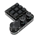 Pikkukuva 8 / 8: Yksikätisen makro-mekaaninen näppäimistö RGB Mini Wired USB OSU 9 näppäintä USB Mini Macro Gaming Keypad tietokoneelle