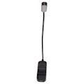 Miniatyrbild 2 av 8: Boklampa USB Uppladdningsbar Blockerande Läsning Clip On Lamp 3 Ljusstyrka Steglös Dimning 8 LED Ögonvård Sömn Hjälp Svart