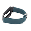 Miniatyrbilde 8 av 8: Silikonklokkerem med beskyttende støtfangerveske som erstatningstilbehør Passer til Mi Band 7 Pro Midnight Blue and Black Case