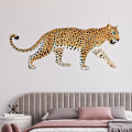 Miniatyrbillede 2 af 5: 1 stk. Jaguar Leopard Vægmærke Vægdekoration til Stue, Soveværelse, Køkken, Badeværelse