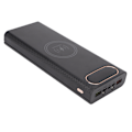 Pikkukuva 6 / 8: 8x21700 case power Pikalataus 22,5 W DIY Power Bank Box 15 W langaton lataus 21700 akkukotelo musta
