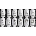 Pikkukuva 3 / 3: Liimattavat Crystal Flatback -strassit (ss20 576 kpl, Jet) 4,8 mm