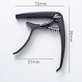 Miniatyrbilde 2 av 5: Capo i sinklegering for akustisk/elektrisk/klassisk gitar