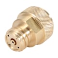 Miniatyrbillede 4 af 8: Messing CO2-adapter Udskift tankbeholderkonvertering (guld)