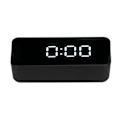 Miniatyrbild 4 av 8: LED digital väckarklocka med temperaturdisplay Automatisk ljuskänsla USB spegelklocka Svart