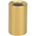 2 i 1 Biljardköspetsformare Biljardbord Stick End Scuffer Tool Biljardtillbehör Gul