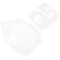 Pikkukuva 4 / 8: 9 kpl Mandala-maalauksen ja piirustuksen sapluunaa DIY-valmistusmuotti taide- ja askartelutarvikkeet