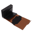 Miniatyrbild 8 av 8: Multifunktionell plånboksklämma för IOS Locator Safe Small Men's Wallet Clip för bankkort Bill Passport Apricot