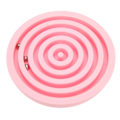 Miniatyrbillede 3 af 8: Balancerende labyrintlegetøj i lyse farver, halvcirkelformet, letvægts labyrintkuglelegetøj, hjernelege til børn, tidlig læring, pink