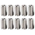 Miniatyrbilde 1 av 8: 10 stk Gjengereparasjonsinnsats Hun M4x0.7 Hann M6x1.0 Reduksjonsmutter 303 Rustfritt stål for datamaskiner Lamper Støper Mekanisk utstyr