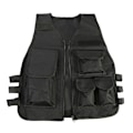 Miniatyrbild 1 av 8: Nylon CS Game Molle Plate Carrier Body Armor Väst för barn (svart)