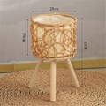 Miniatyrbilde 4 av 5: Balkong Gulvstående Plantekurver Oppbevaringsstativ 20cm