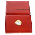 Miniatyrbillede 4 af 8: Saxofon Klarinet Reed Case Solid Wood 5-Reeds Holder Opbevaringsboks med Hygrometer