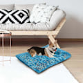 Miniatyrbillede 4 af 4: Komfortabel Hundekennel Kæledyrsseng Dyb Søvn Pv Seng Soveseng Blå D