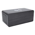 Pikkukuva 3 / 8: Monitoiminen puinen 2000mAh minikellokaiutin langaton Bluetooth-kello stereokaiutinMusta puu+valkoinen valo