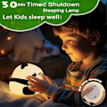 Miniatyrbillede 5 af 5: Sød Panda Natlampe, LED Squishy Nyhed Dyre Natlampe, 3 Niveauer Dæmpbar Børnelampe, Panda Huahua_SZXM