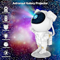 Miniatyrbilde 5 av 5: Astronaut Galaxy Projektor Stjernehimmel Nattlys, Astronaut Stjerneprojektor med Nebula, Timer og Fjernkontroll, Stjernelampe for Soverom og Tak