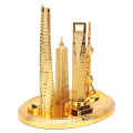 Pikkukuva 8 / 8: Shanghai Building Collection Model Oriental Pearl Tower Global Financial Center -matkamuisto(#3)