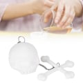 Miniatyrbillede 3 af 8: Hvid Simuleret Kranieformet Te-infuser Silikone Te-blad Si, til Hjemmet og Kontoret